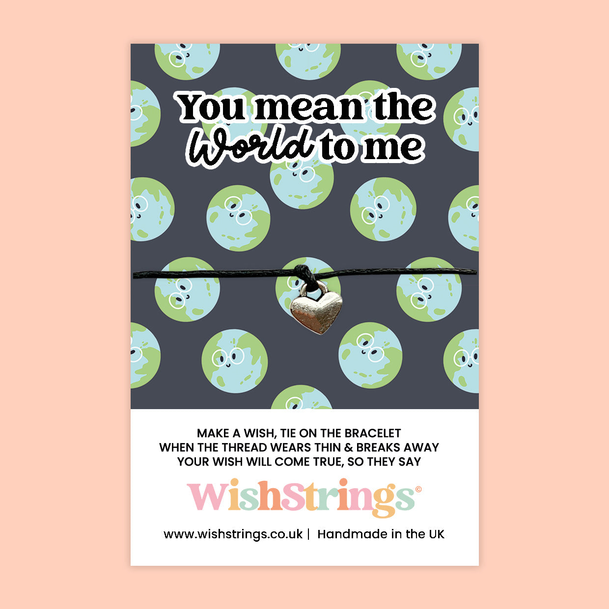 WishStrings ‘You Mean the World to Me’ Wish Bracelet