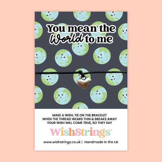 WishStrings ‘You Mean the World to Me’ Wish Bracelet