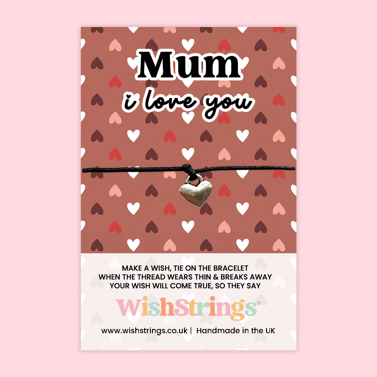 WishStrings ‘I Love You Mum’ Wish Bracelet