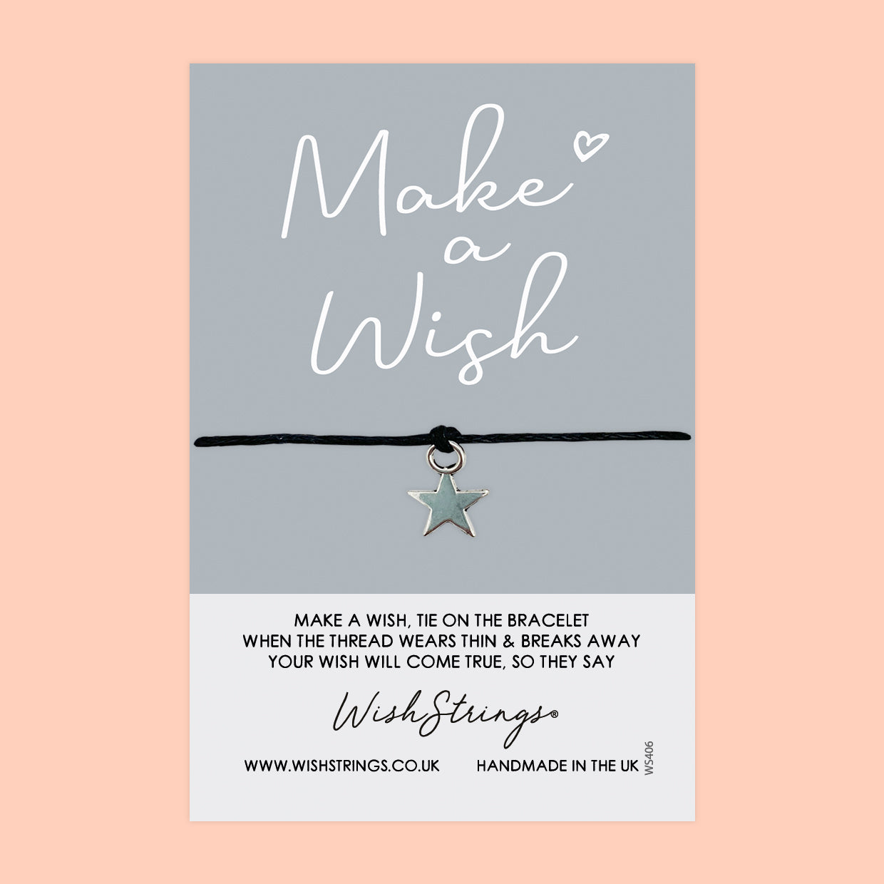 WishStrings ‘Make a Wish’ Wish Bracelet | Thoughtful Gift for Any Occasion | Meaningful Keepsake for Positivity & Dreams