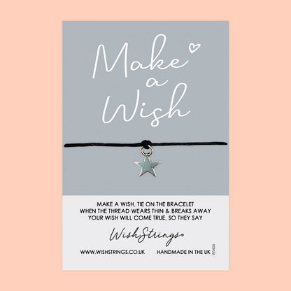 WishStrings ‘Make a Wish’ Wish Bracelet | Thoughtful Gift for Any Occasion | Meaningful Keepsake for Positivity & Dreams