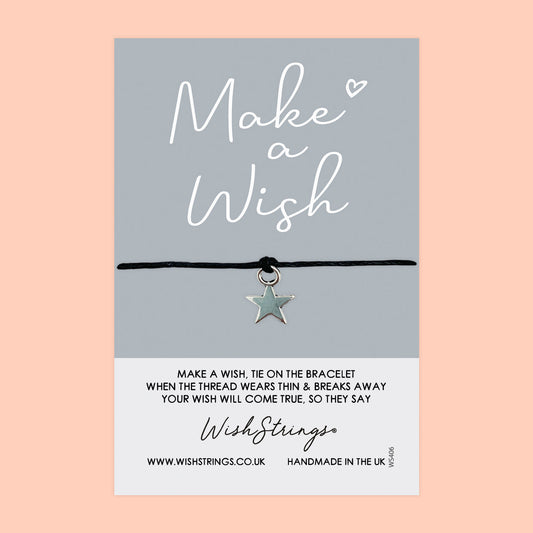 WishStrings ‘Make a Wish’ Wish Bracelet | Thoughtful Gift for Any Occasion | Meaningful Keepsake for Positivity & Dreams