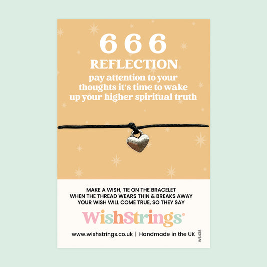 WishStrings ‘666’ Angel Number Wish Bracelet