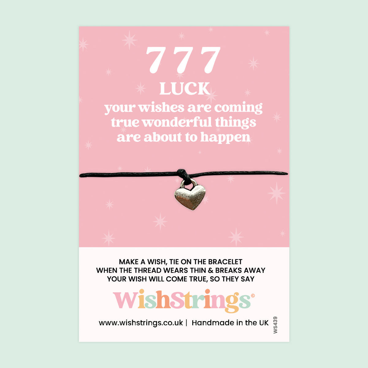 WishStrings ‘777’ Angel Number Wish Bracelet