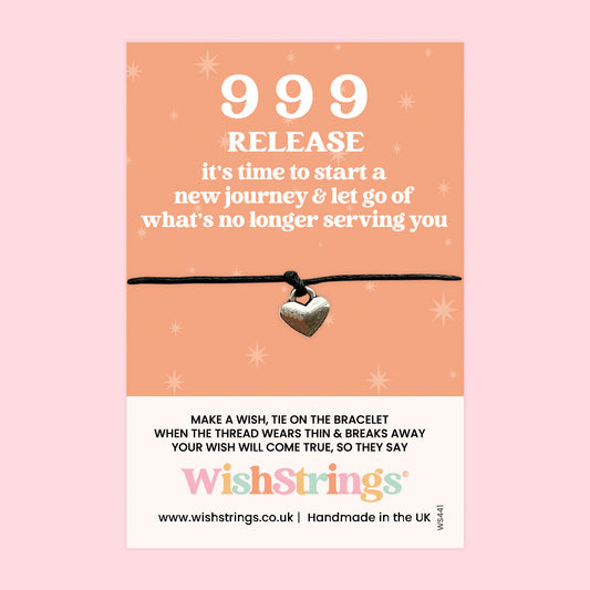 WishStrings ‘999’ Angel Number Wish Bracelet | Embrace New Beginnings | Meaningful Gift for Starting a New Journey
