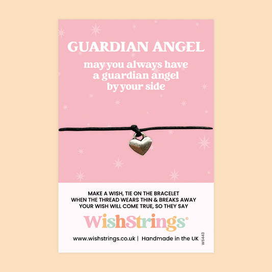 WishStrings ‘Guardian Angel’ Wish Bracelet | Thoughtful Gift for Support | Meaningful Keepsake for Comfort & Protection