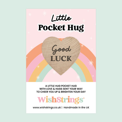 WishStrings Pocket Hug – Good Luck Token | Thinking of You Gift | Encouragement Keepsake | Hug in the Post | Support Gift | New Beginnings Present