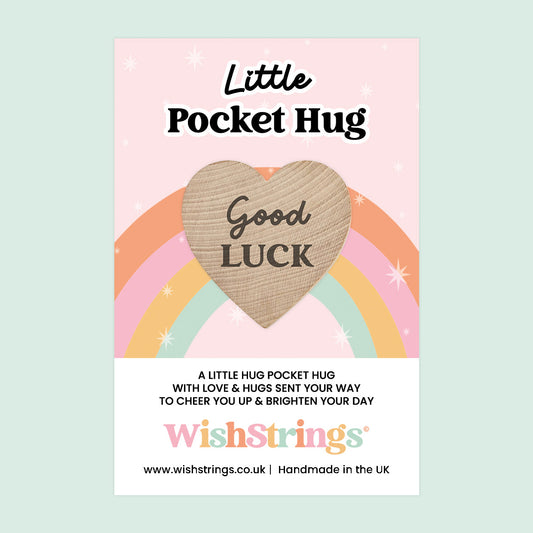 WishStrings Pocket Hug – Good Luck Token | Thinking of You Gift | Encouragement Keepsake | Hug in the Post | Support Gift | New Beginnings Present