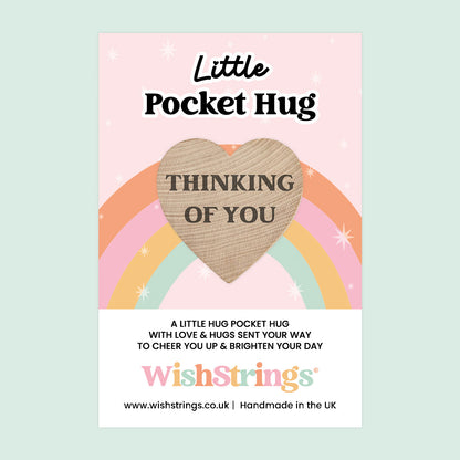 WishStrings Pocket Hug – Thinking of You Token | Comfort Gift | Letterbox Hug | Supportive Keepsake | Sympathy or Get Well Soon Gift