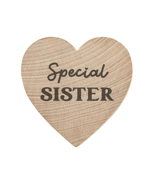 WishStrings Pocket Hug – Special Sister Heart Token Gift | Thinking of You | Friendship & Love Keepsake | Letterbox Gift Under £5 | Handmade in the UK