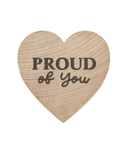 WishStrings Little Pocket Hug | So Proud of You Heart Token | Graduation Gift | Encouragement Keepsake | Thinking of You | Motivational Letterbox Gift