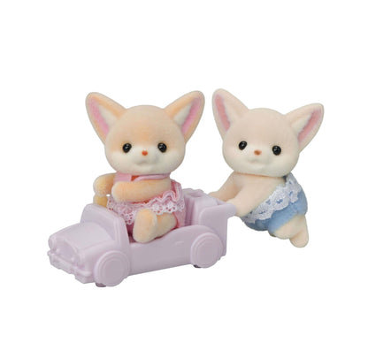 Sylvanian Families Fennec Fox Twins Toy Playset for Ages 3 and Up