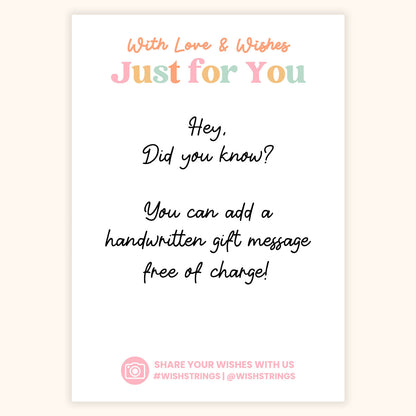 WishStrings ‘Love Between Friends Knows No Distance’ Wish Bracelet