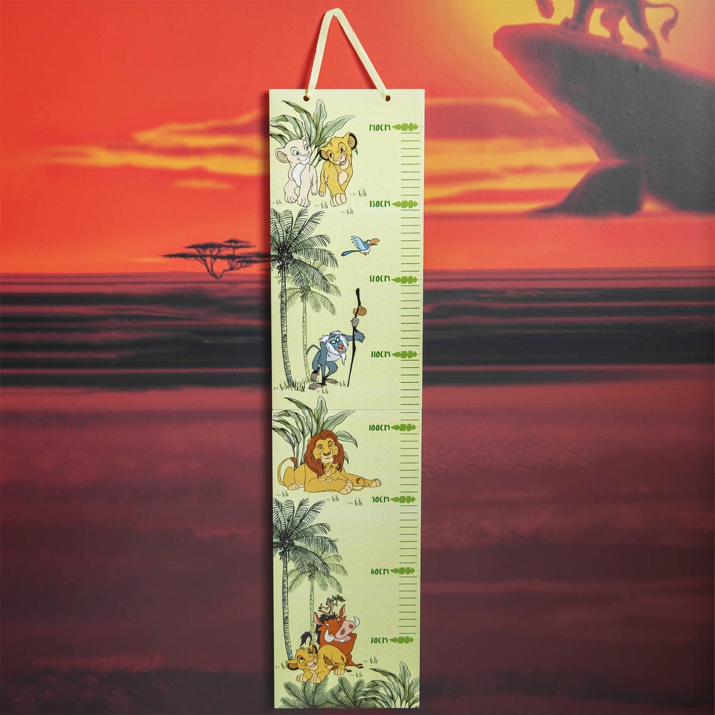 Disney - Lion King - Wooden Hanging Height Chart