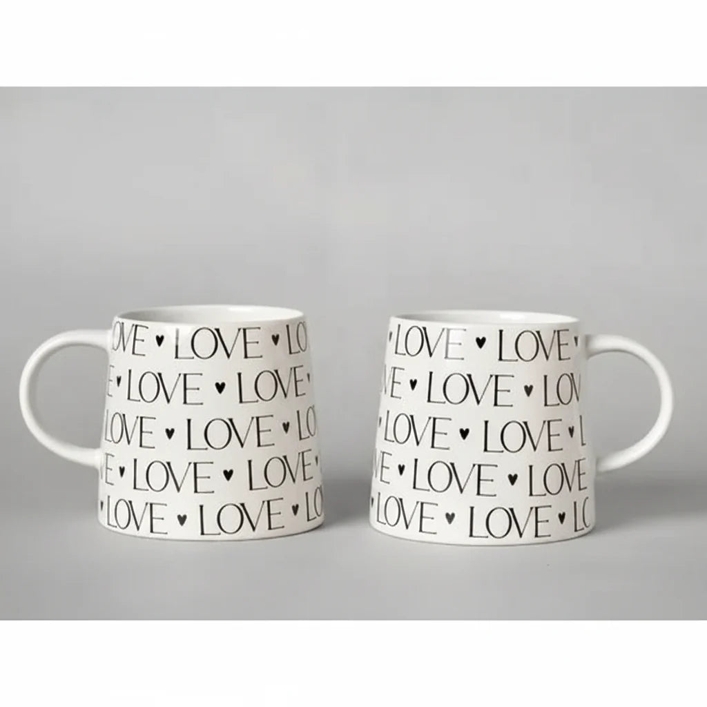 Amore Mugs Set of 2 - Love