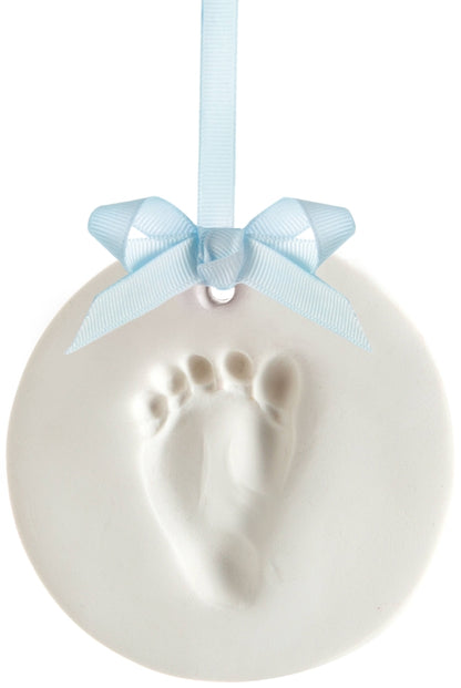 Babyprints Keepsake Hand / Foot Print Hanging Ornament, White