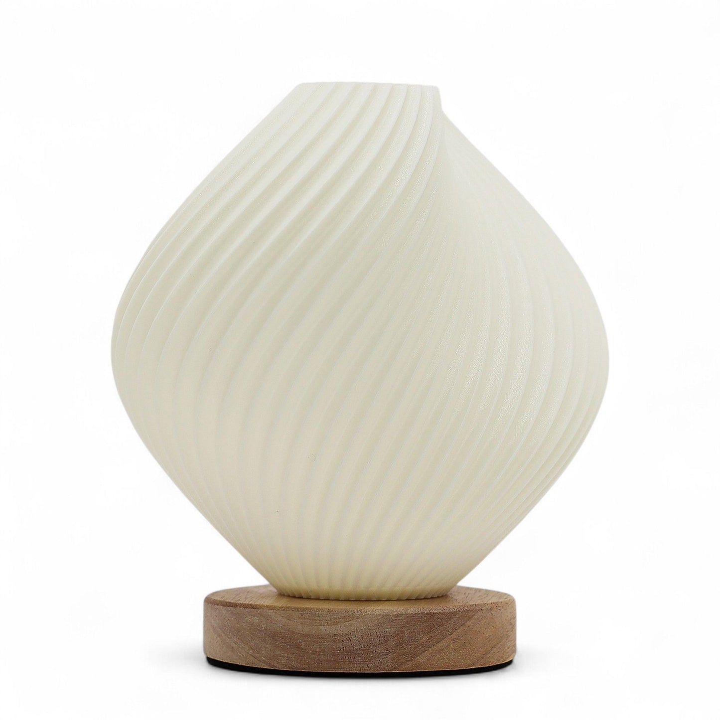 Shell Twisted New Wave Lamp - USB - 3 settings
