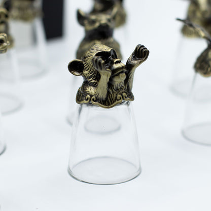 Gift Set of 12 Shot Glasses (25ml) - Forest & Mystical Creatures