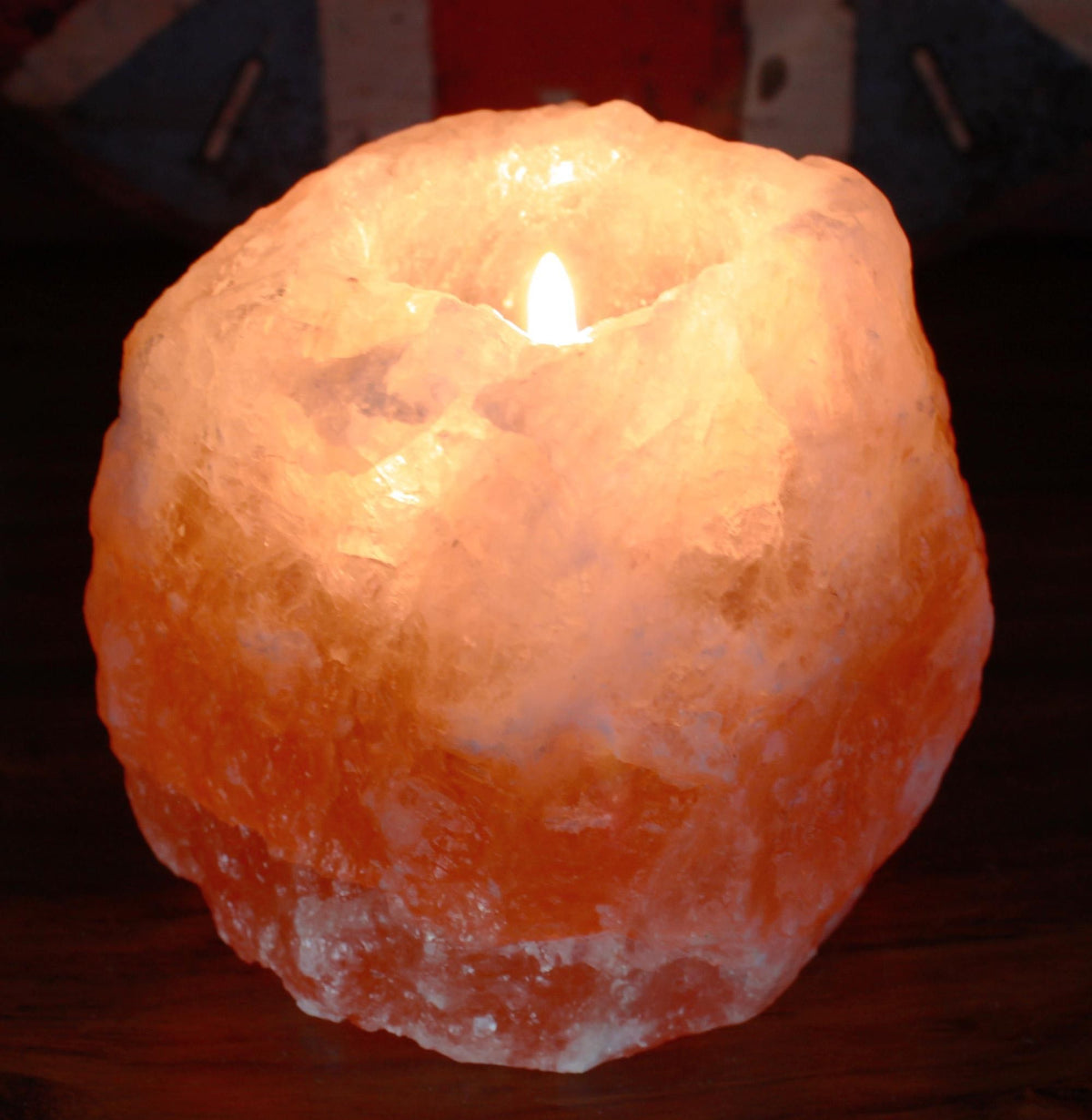 Quality Natural Himalayan Salt Candle Holder
