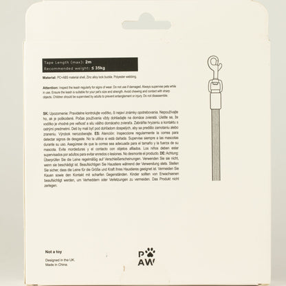 Paw Pet Leash - Elephant Strap - Grey - 2m