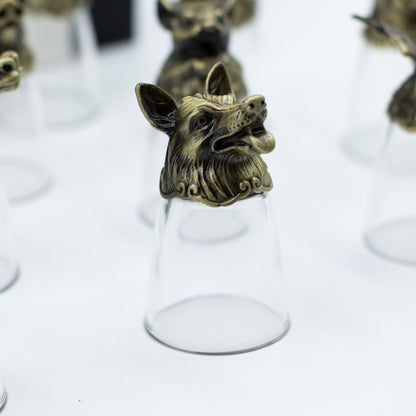 Gift Set of 12 Shot Glasses (25ml) - Forest & Mystical Creatures