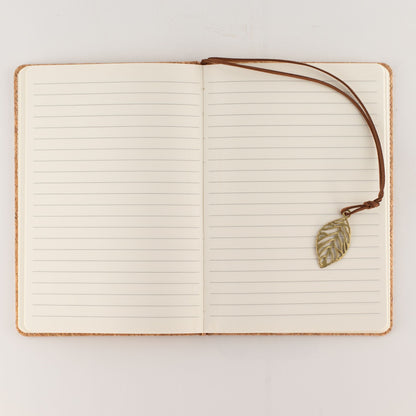 A5 Intention Note Book - LCD Wipe Screen - Cork Leather Effect - 80 Leafs