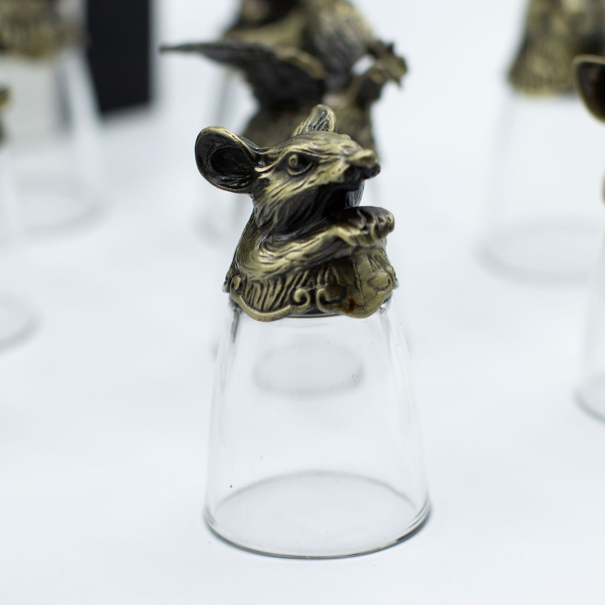 Gift Set of 12 Shot Glasses (25ml) - Forest & Mystical Creatures