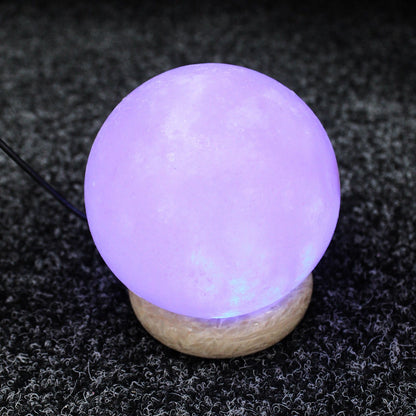 Quality USB Multicolour Himalayan Ball Salt Lamp - 8 cm