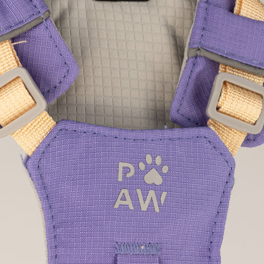 PAW - XS (2-4Kg) Dog Step-in Guardian Harness with Reflective Mesh - Lavender - Amethyst Charm