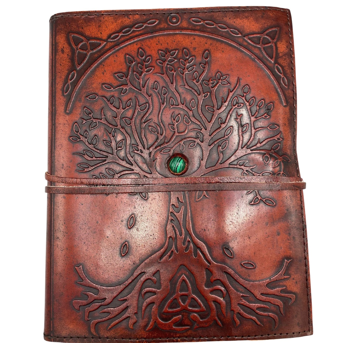 Large Tree of Life Leather Journal – 20x16x2cm