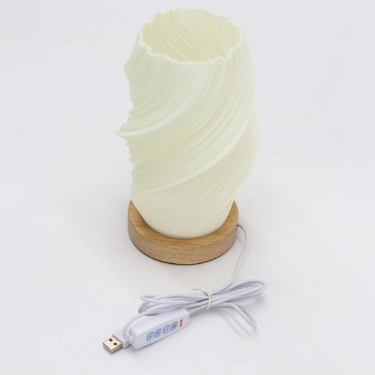 Cloud Twisted New Wave Lamp - USB - 3 settings