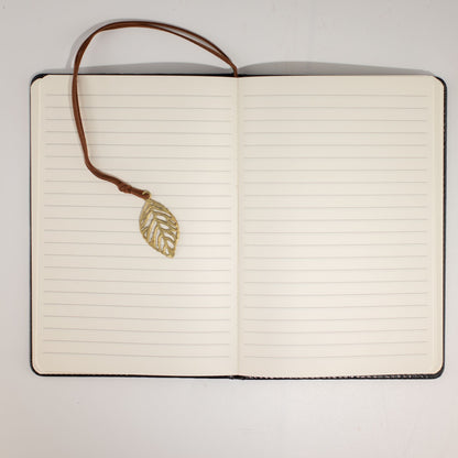 A5 Intention Note Book - LCD Wipe Screen - Black Leather Effect - 80 Leafs