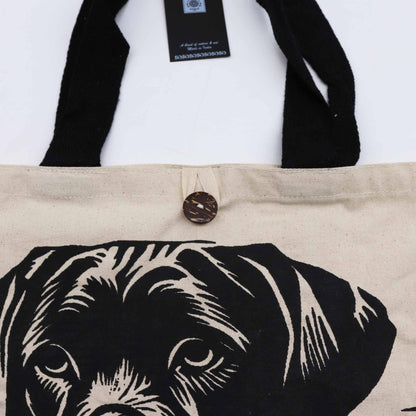 Iconic Classic Tote Bag - It's a Dogs Life - White
