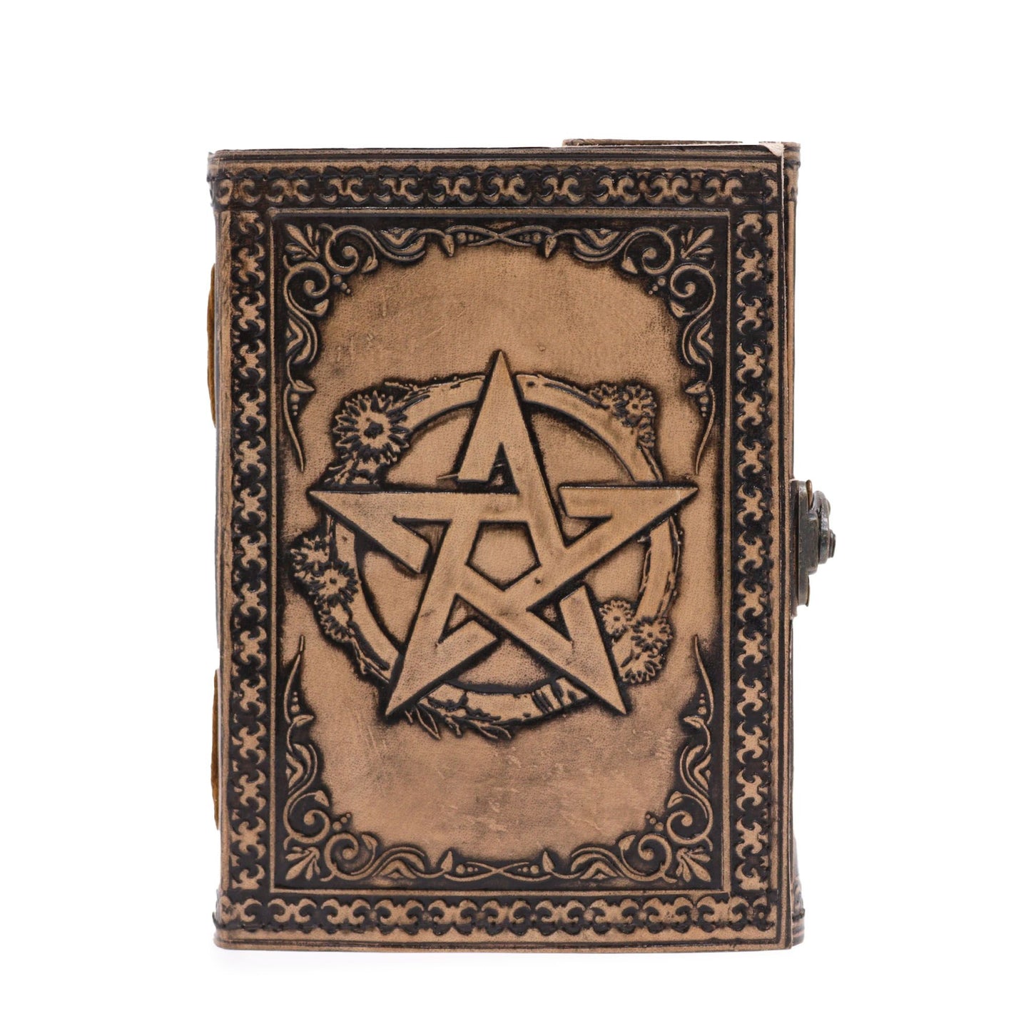 Pentacle - Esoteric Notebook - Antique Grey - 200 pages Stitch Edge- 17.5x12.5x3cm