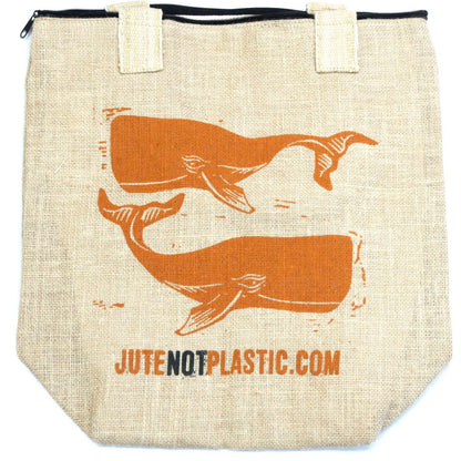 Two Whales Shopping Tote