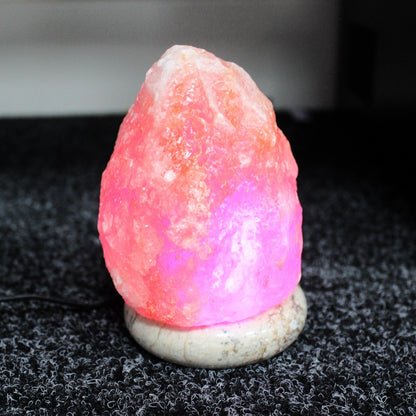 Quality USB Natural Himalayan Salt Lamp - 11.5 cm Random Colours
