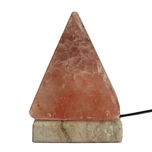Quality USB Pyramid Himalayan Salt Lamp - 9 cm