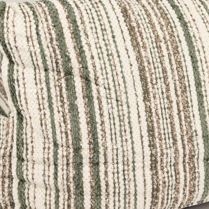 PAW Bed – Medium Sofa – Brown Stripes – 60 × 60 × 28cm
