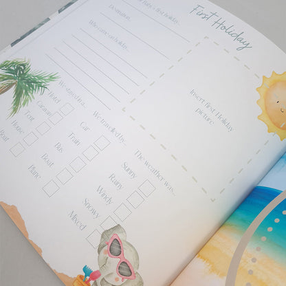 Baby Memory Book - Baby's First Year - First Year Milestones
