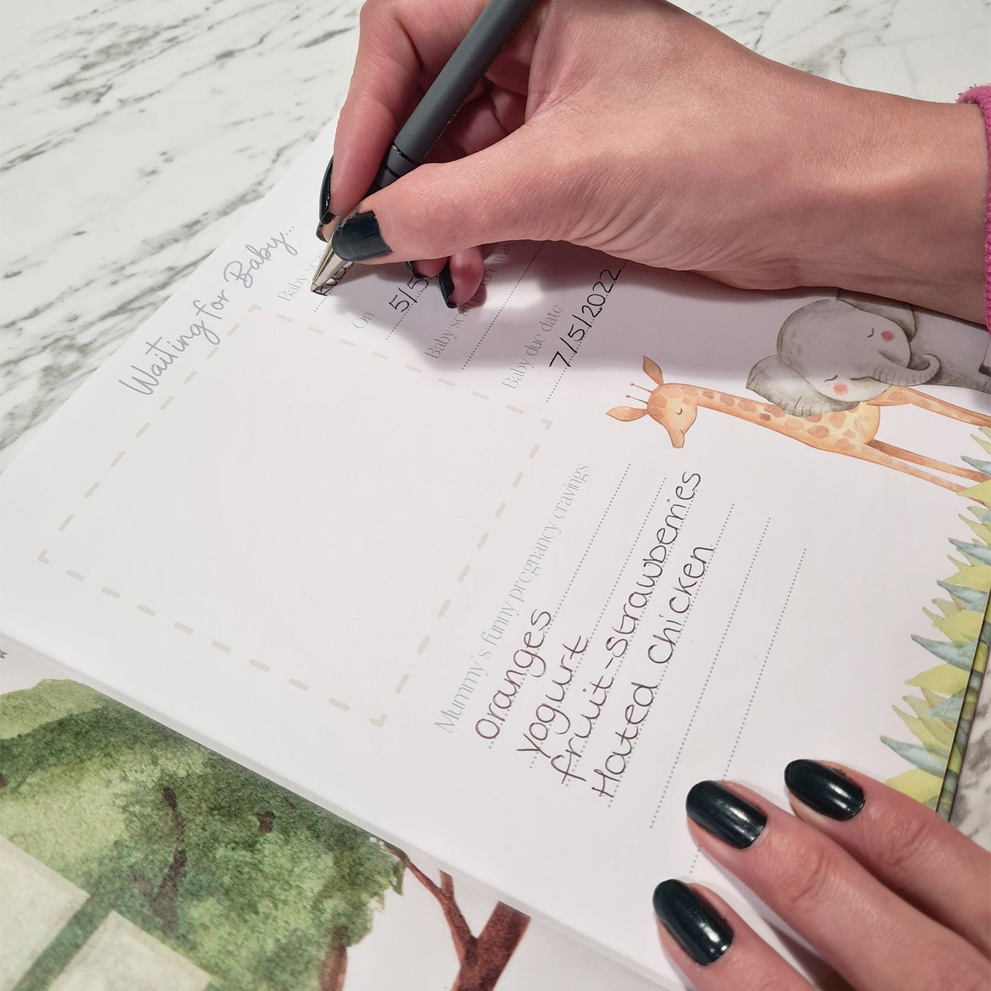 Baby Memory Book - Baby's First Year - First Year Milestones