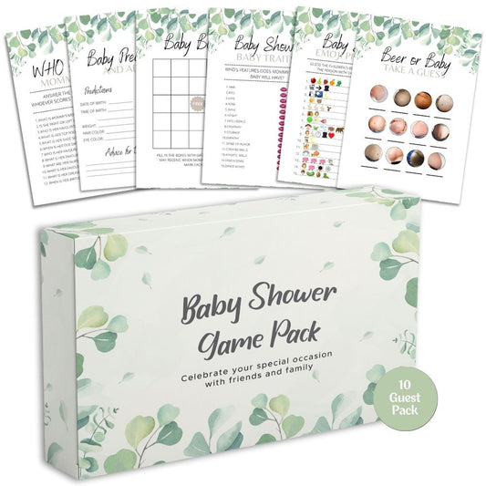 Baby Shower Games Bundle - 6 Game Bundle
