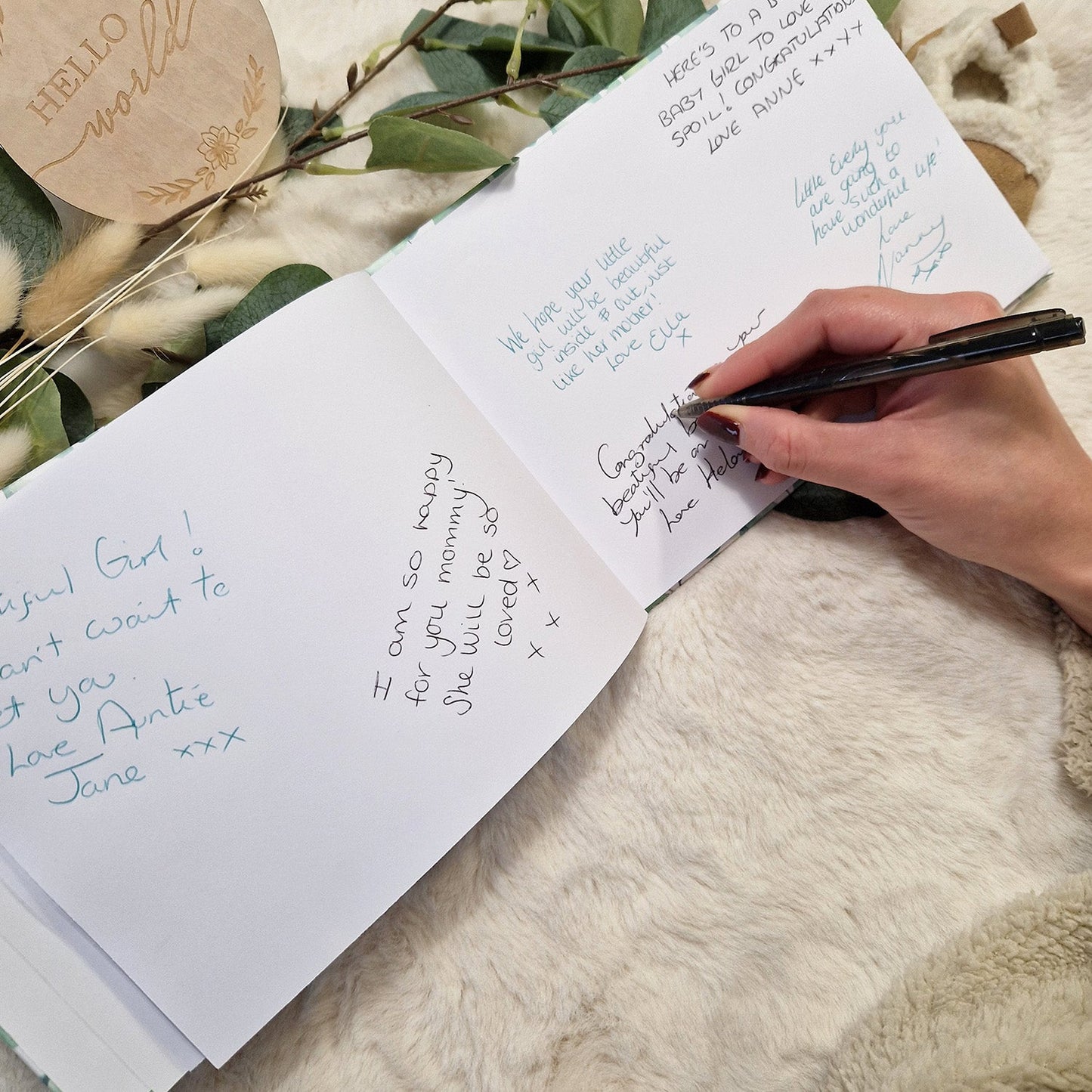 Best Wishes For Baby Guestbook Advice - Baby Shower Decorations - Baby Gifts