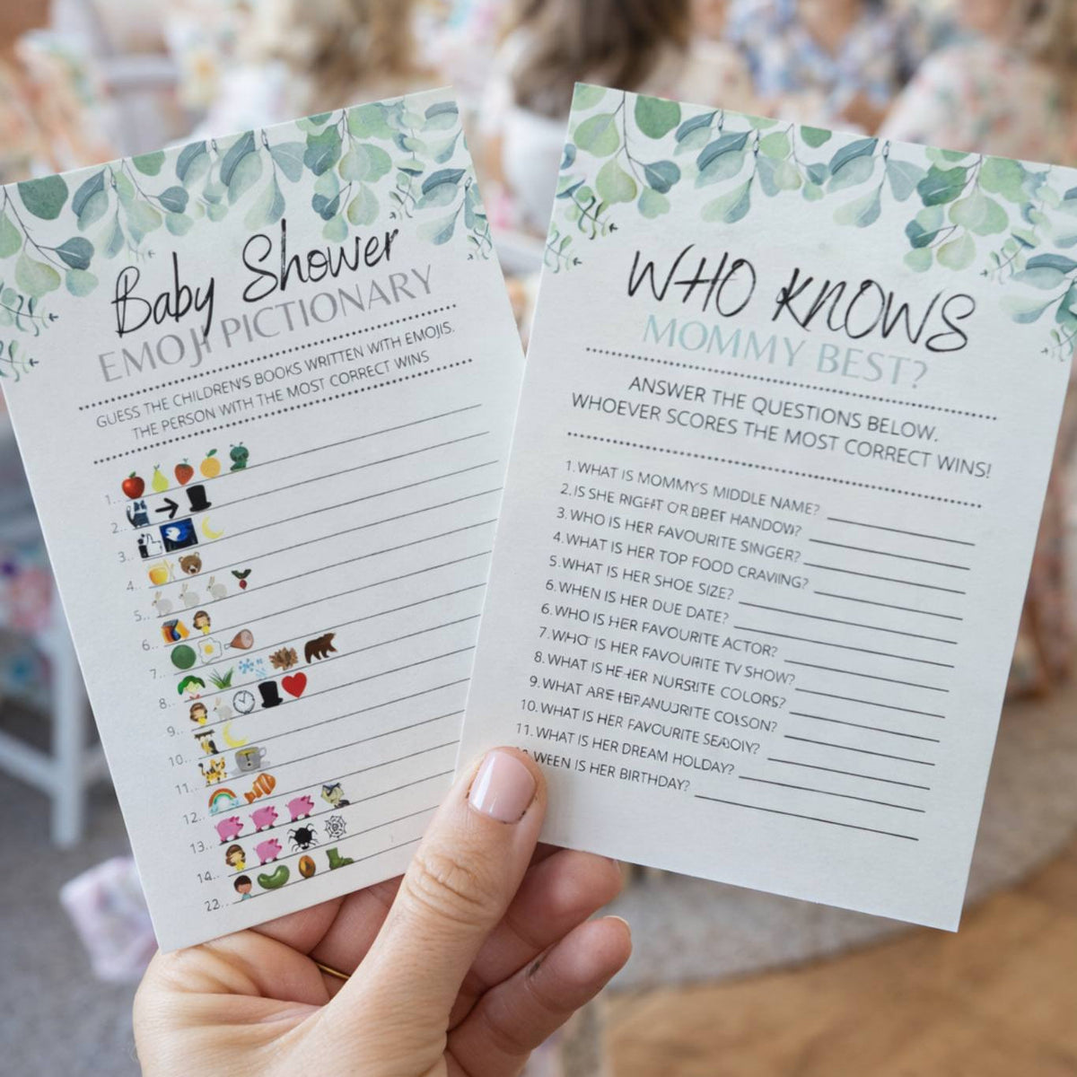 Baby Shower Games Bundle | 6 Game Bundle