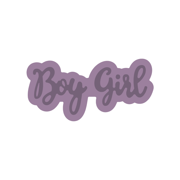 Gemini Boy Girl 2 Piece Die Set