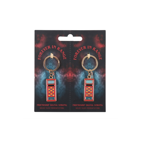 Set of 2 Friendship Walkie Talkie Keyrings