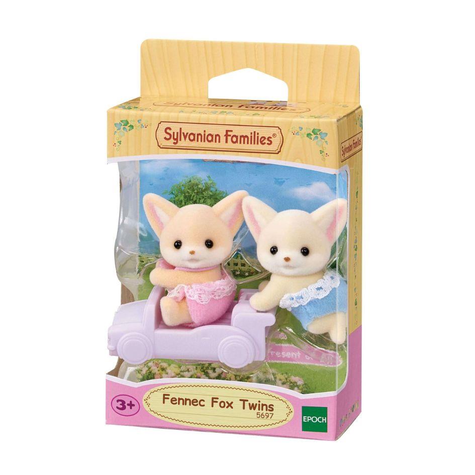 Sylvanian Families Fennec Fox Twins Toy Playset for Ages 3 and Up