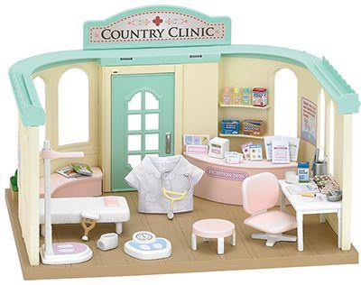 Sylvanian Families Country Doctor Toy Building Playset for Ages 3 & Up