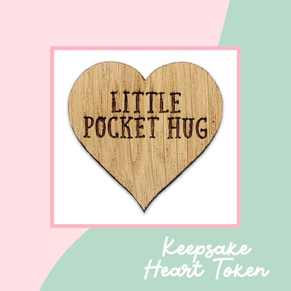 Pocket Hug - Be a Mermaid and Make Waves | Positivity Gift with Cute Mermaid Design | Keepsake Token for Sending Hugs & Encouragement