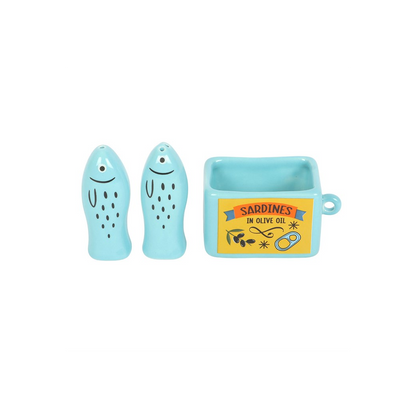 Sardine Salt and Pepper Shakers