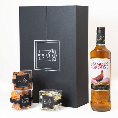Whisky Hamper Gift Box Famous Grouse Whisky with Paired Treats